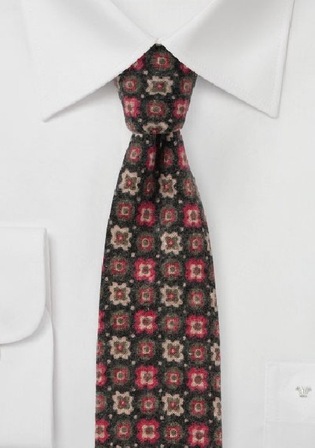Retro Geometric Print on Flannel