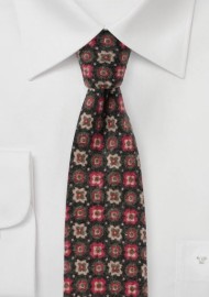 Retro Geometric Print on Flannel
