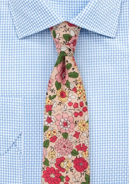 Graphic Floral Print on Finest Cotton