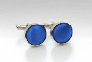 Cufflinks in Marine Blue