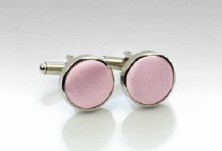 Soft Pink Mens Cufflinks