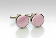 Soft Pink Mens Cufflinks