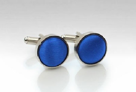 Azure Blue Men's Cufflinks