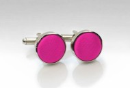 Magenta Pink Cufflinks
