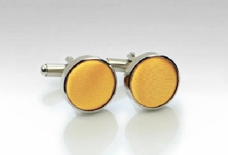 Lemon Yellow Cufflinks