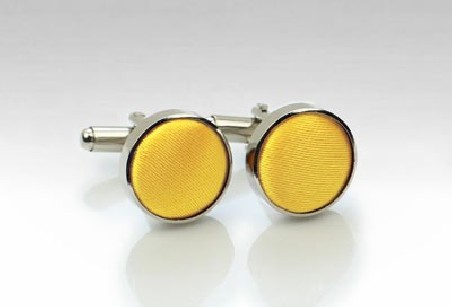 Cufflinks in Sun Yellow