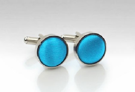 Cyan Blue Cufflinks