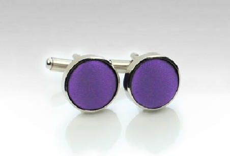 Cufflinks in Purple