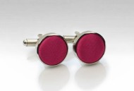 Cufflink Studs in Burgundy