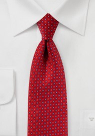 Crimson Red Mens Tie