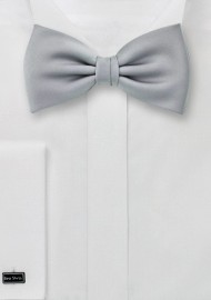 Kids Bow Tie in Formal Silver