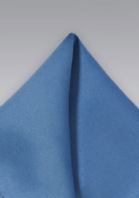 Steel Blue Mens Hanky
