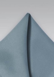 Dusty Blue Mens Pocket Square