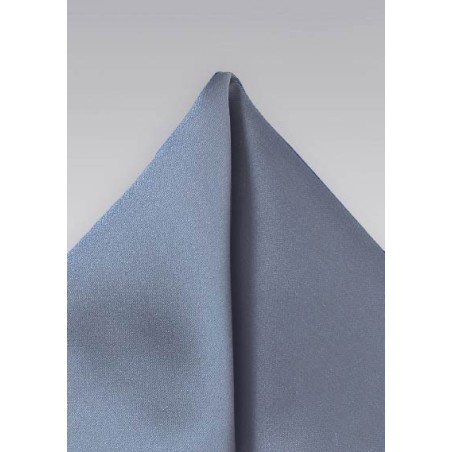 Slate Blue Pocket Square