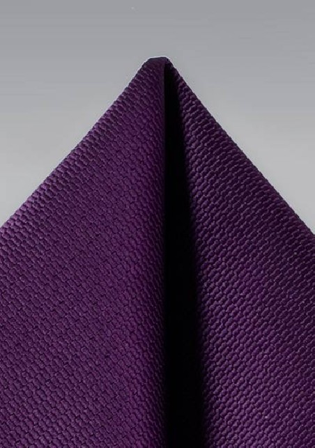 Formal Hanky in Italian Plum