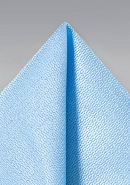 Suit Hanky in Capri Blue