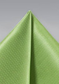 Bright Kiwi Green Suit Hanky