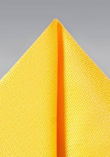 Suit Pocket Square in Daffodil