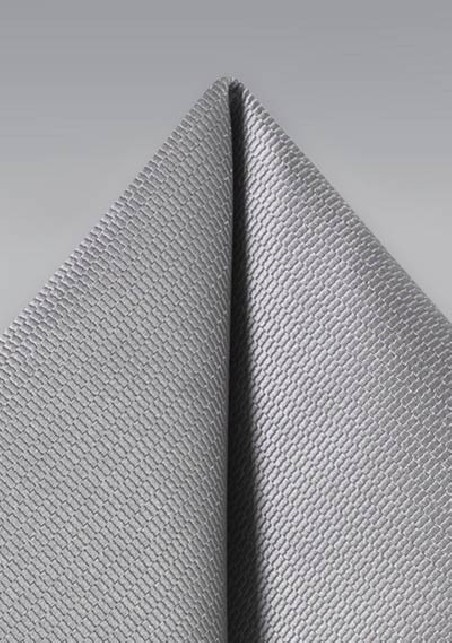 Suit Pocket Square in Sterling