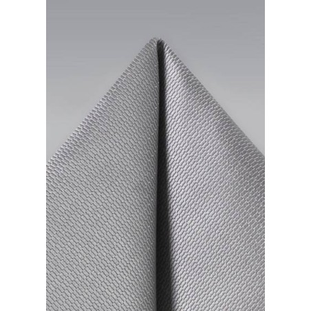 Suit Pocket Square in Sterling