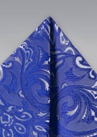 Morning Glory Blue Paisley Hanky