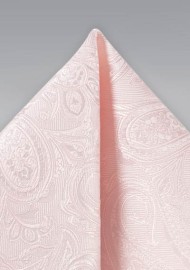 Bridal Pink Paisley Hanky