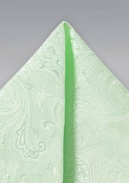 Seafoam Green Suit Hanky