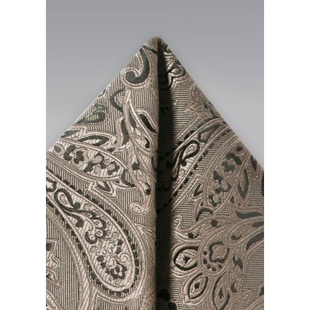 Bronze Gold Suit Hanky