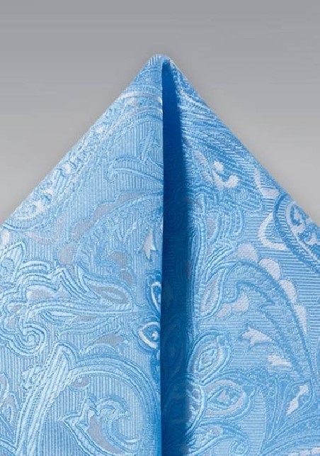 Paisley Hanky in Blue Jay