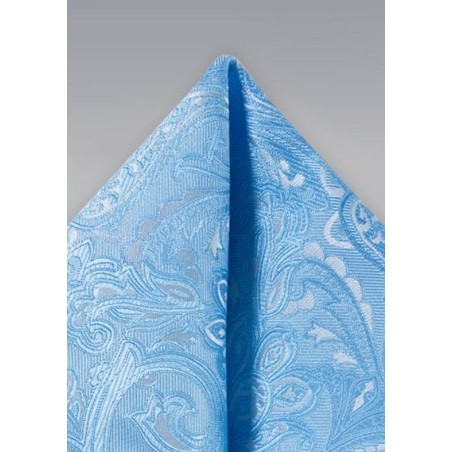 Paisley Hanky in Blue Jay
