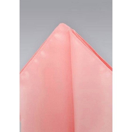 Peppy Solid Peach Pocket Square