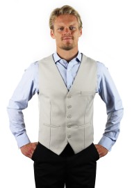 Dress vest for men in sand tan color
