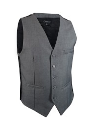 gray dress vest for men