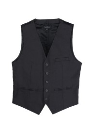 dress vest for men in charcoal
