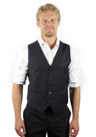 charcoal suit vest