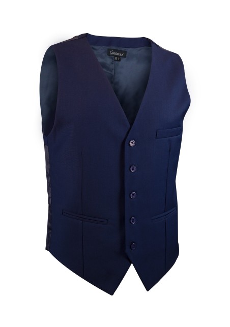 classic navy blue suit vest