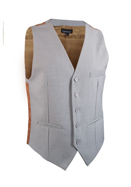 light grey vest