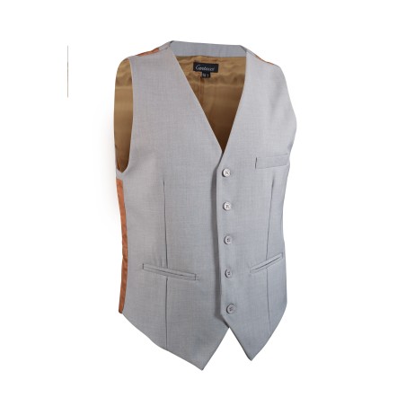 light grey vest