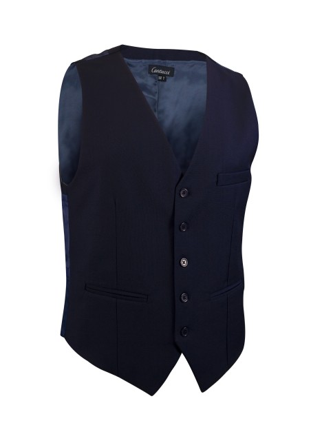 midnight blue dress vest