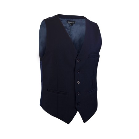 midnight blue dress vest