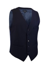 midnight blue dress vest