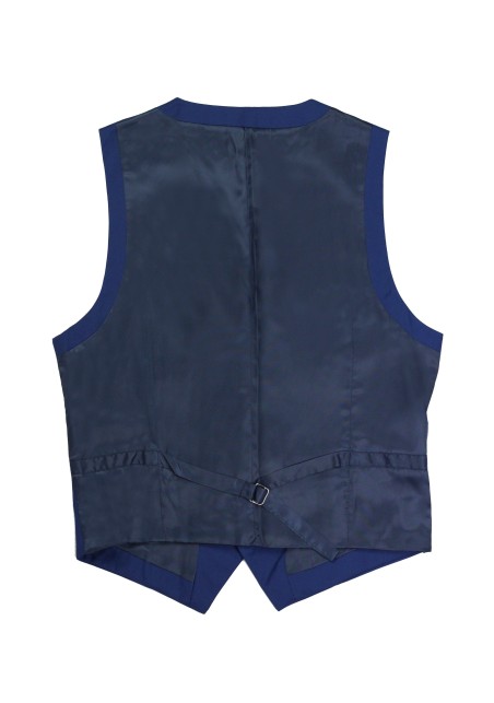 backside mens vest blue