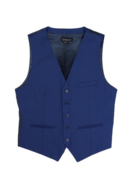 indigo color mens vest