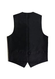 formal golden champagne mens suit vest
