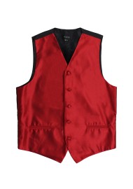 cherry red tuxedo mens vest