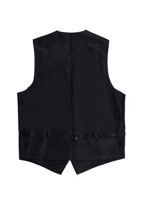 purple mens suit vest wedding