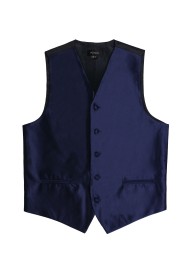 dark navy wedding formal vest mens