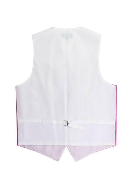 magenta pink menswear vest