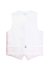 mens formalwear vest in coral pink