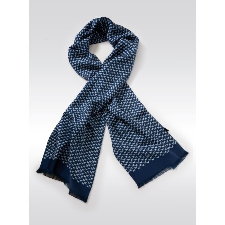 Elephant Print Designer Silk Scarf